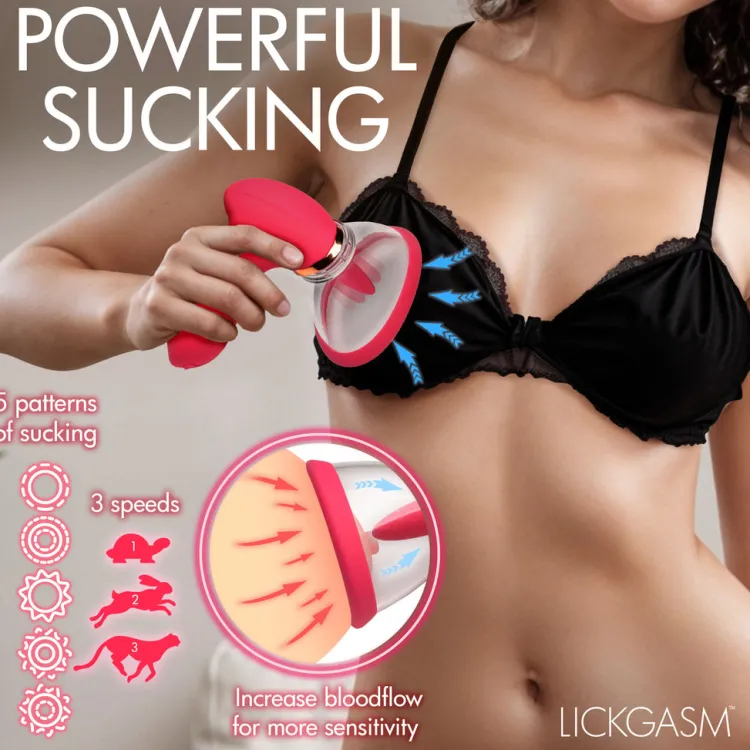 Lickgasm Clitoral Vibrators>Plump Pleasure Licking & Sucking Clitoral Stimulator