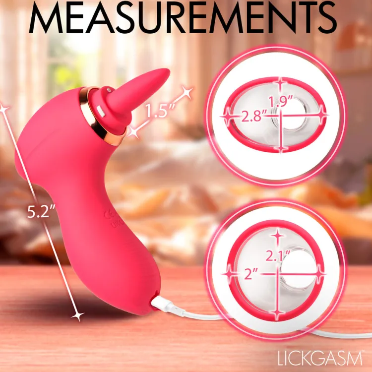 Lickgasm Clitoral Vibrators>Plump Pleasure Licking & Sucking Clitoral Stimulator