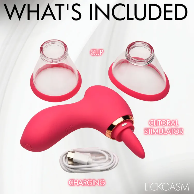 Lickgasm Clitoral Vibrators>Plump Pleasure Licking & Sucking Clitoral Stimulator