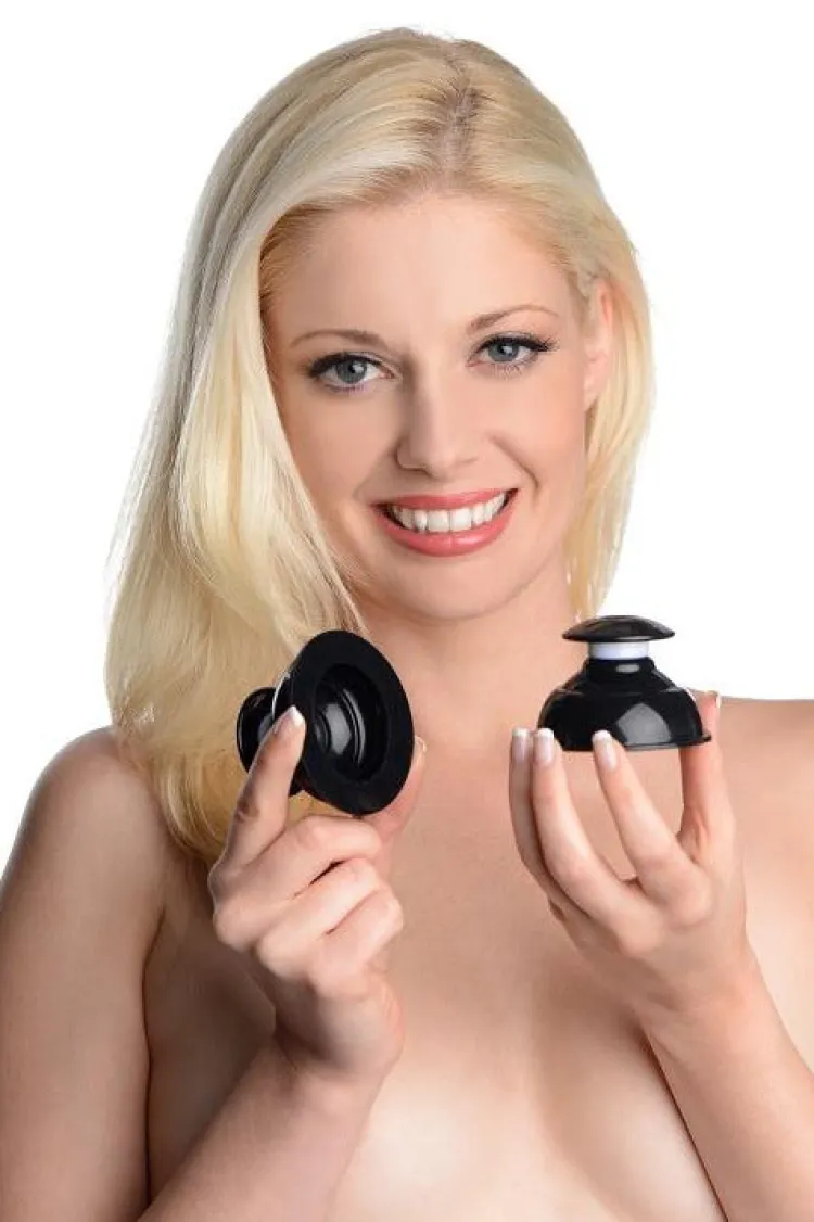 Master Series Nipple Clamps & Stimulators | Female Enhancement>Plungers Extreme Suction Silicone Nipple Suckers