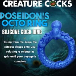 Creature Cocks Penis Rings>Poseidon's Octo-Ring Silicone Cock Ring