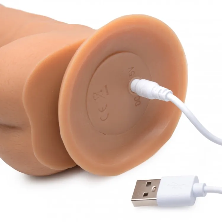 Master Series Silicone Dildos | Vibrating Dildos>Power Pounder Auto-Thrusting Realistic Dildo