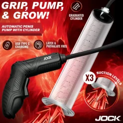 Jock Penis Pumps>Power Pumper Automatic Penis Pump with Cylinder