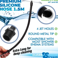 Clean Stream Anal Douches & Enemas>Premium Silicone Enema Hose