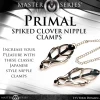 Master Series Nipple Clamps & Stimulators>Primal Spiked Clover Nipple Clamps