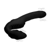 Strap U Anal Pegging Toys | Vibrating Dildos>Pro Rider 9X Vibrating Silicone Strapless Strap On with Remote Control