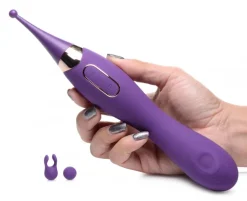 Inmi Insertable & Realistic Dildo Vibrators | G-Spot Vibrators>Pulsing G-spot Pinpoint Silicone Vibrator with Attachments