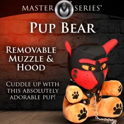 Master Series Games & Novelties>Pup Bear with Removeable Muzzle and Hood