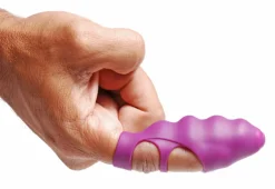 Frisky Insertable & Realistic Dildo Vibrators | G-Spot Vibrators>Purple Finger Bang-her Vibe