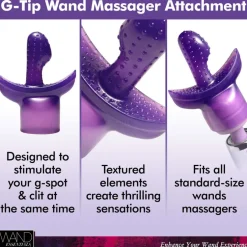 Wand Essentials Wand Massagers>Purple G-Tip Wand Attachment