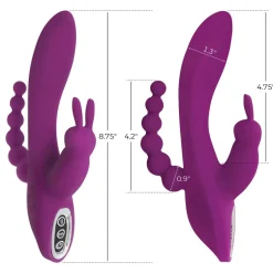 Curve Toys Dual Penetration Vibrators | Insertable & Realistic Dildo Vibrators><noscript><img width=