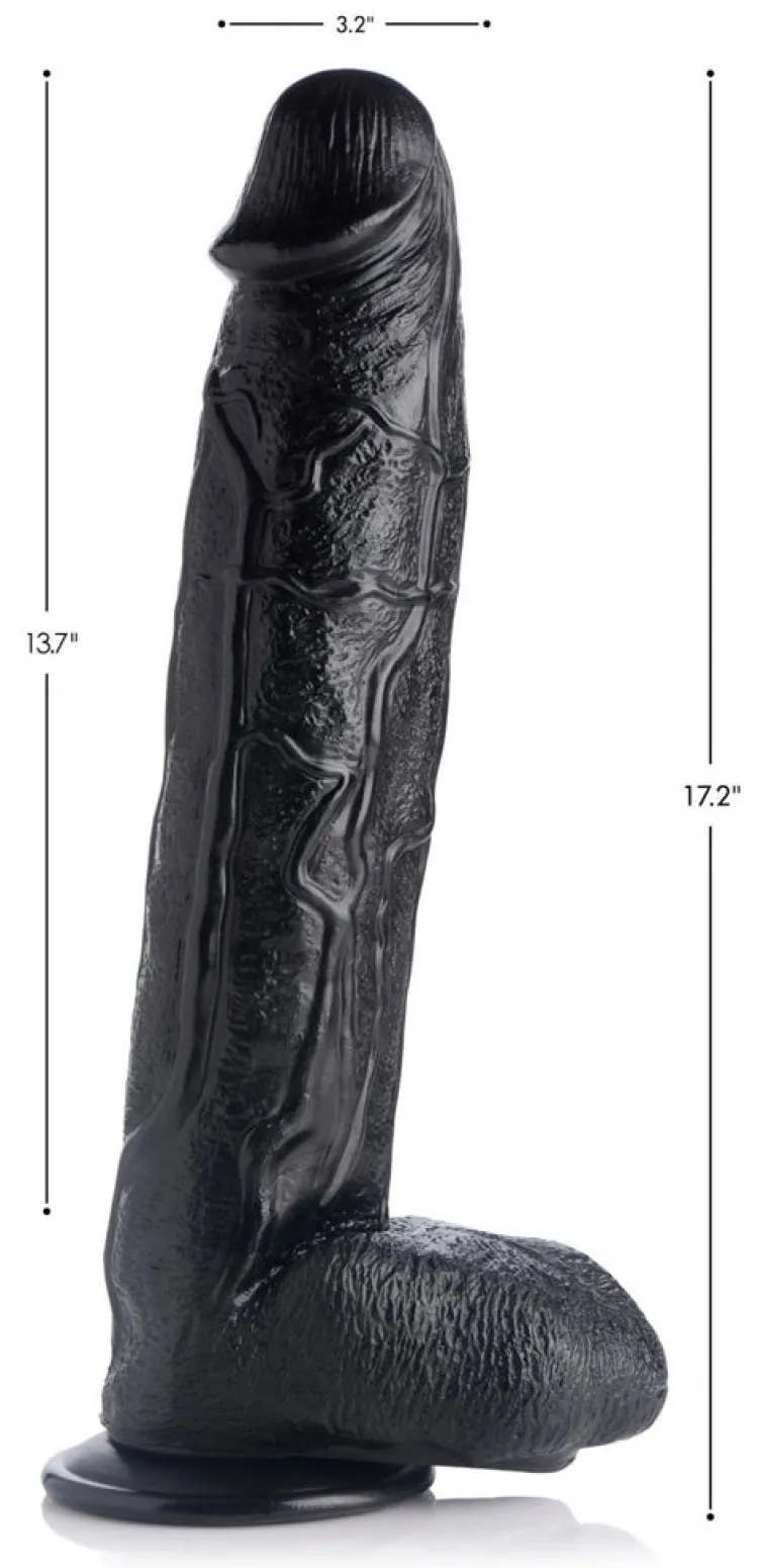 Master Cock Ultra Realistic Sex Toys | Large Dildos>Raging Rhino 17 Inch Veiny Dildo