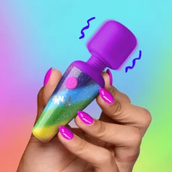 Bang Travel Essentials | Silicone Vibrators>Rainbow Mini Silicone Wand