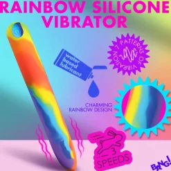 Bang Bullet & Egg Vibrators | Silicone Vibrators>Rainbow Silicone Vibrator
