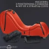 Master Series Luxury Toys | Sex Furniture, Swings, & More>Red Detachable Kinky Couch Sex Chaise with Love Pillows
