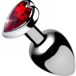 Booty Sparks Anal Starter Toys | Butt Plugs>Red Heart Gem Anal Plug