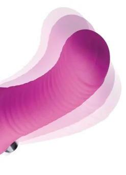 Strap U Anal Pegging Toys | Strapless Strap On Dildos>Regal Rider Vibrating Silicone Strapless Strap On Triple G Dildo