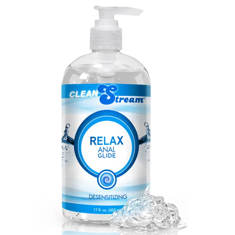 Clean Stream Sensation Play, Tools & Accessories>Relax Anal Lubricant (17oz)