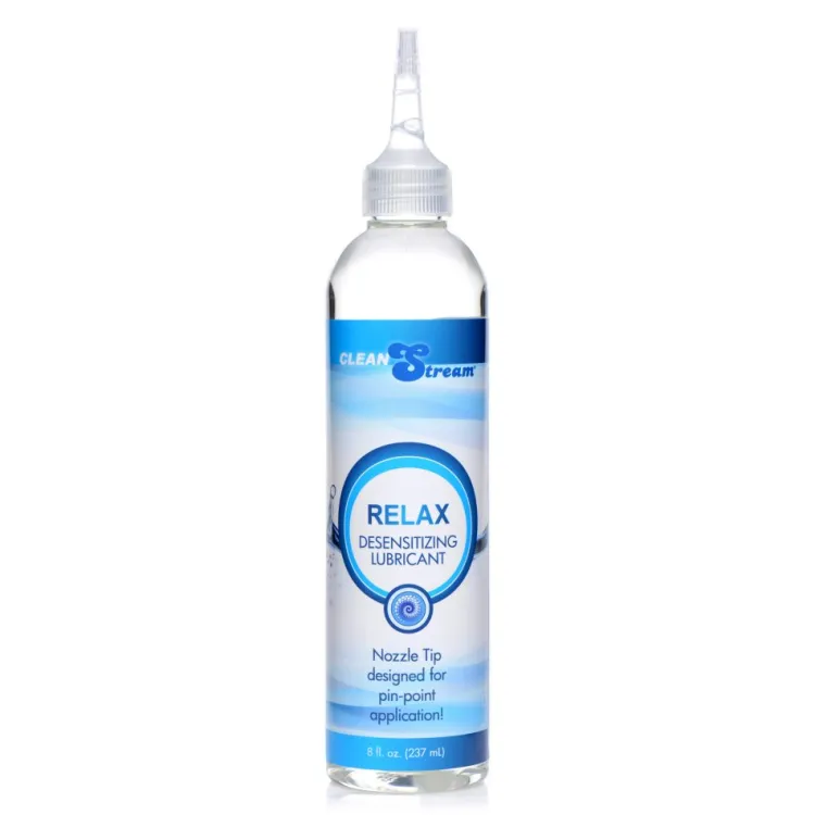Clean Stream Sensation Play, Tools & Accessories>Relax Desensitizing Lubricant with Nozzle Tip