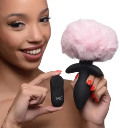 Tailz Sensation Play, Tools & Accessories | Butt Plug Tails>Remote Control Wagging Bunny Tail Anal Plug