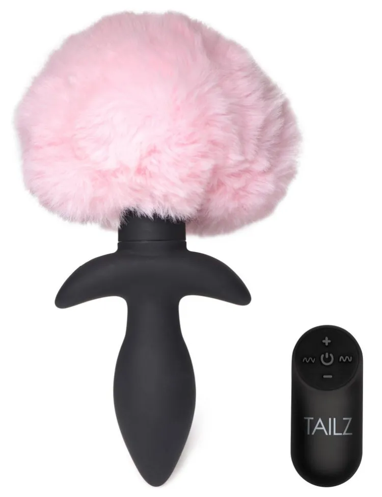 Tailz Sensation Play, Tools & Accessories | Butt Plug Tails>Remote Control Wagging Bunny Tail Anal Plug