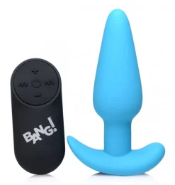 Bang Travel Essentials | Butt Plugs>Remote Control 21X Vibrating Silicone Butt Plug