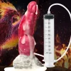 Creature Cocks Silicone Dildos>Resurrector Phoenix Squirting Silicone Dildo
