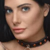 STRICT Leashes & Collars>Rhinestone Choker with O-Ring
