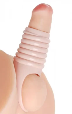Size Matters Penis Extenders & Sleeves>Ribbed Enhancer Sheath