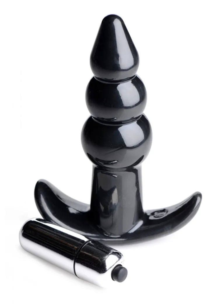 Frisky Vibrating Butt Plugs | Butt Plugs>Ribbed Vibrating Butt Plug