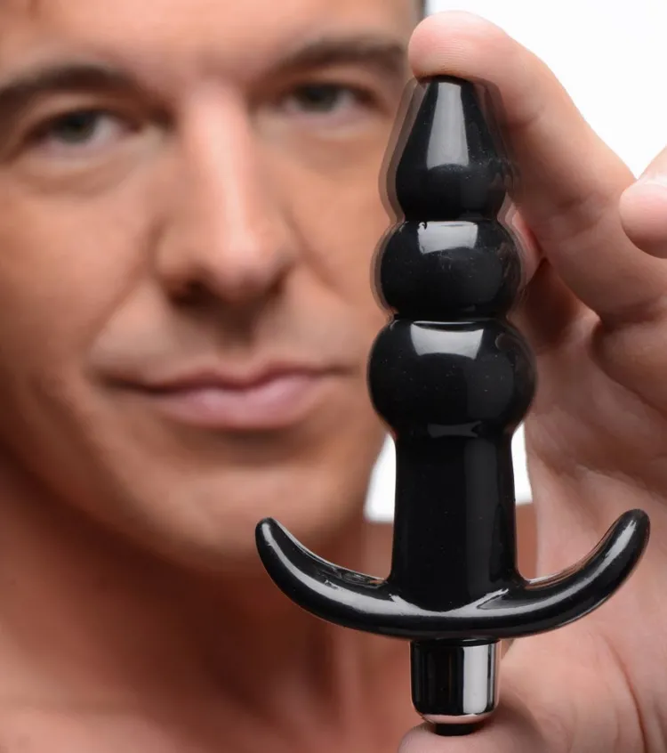 Frisky Vibrating Butt Plugs | Butt Plugs>Ribbed Vibrating Butt Plug