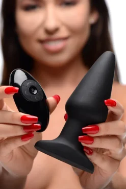 Rimmers Vibrating Butt Plugs | Prostate Massagers>Model R Smooth Rimming Plug with Remote