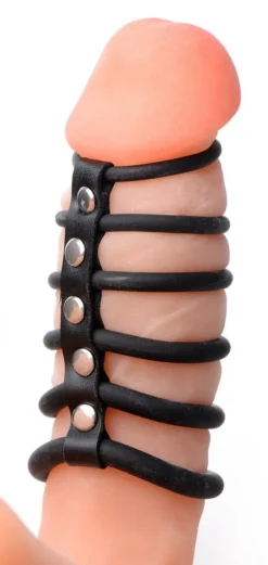 STRICT Chastity Devices>6 Ring Silicone Chastity Cage