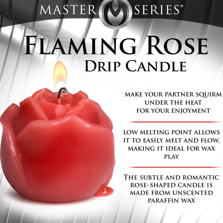 Master Series Sensation Play, Tools & Accessories>Rose Drip Candle