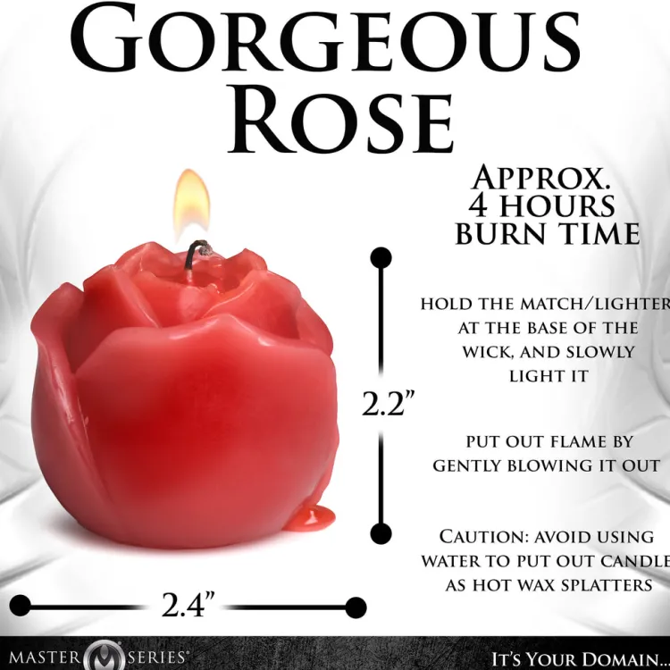 Master Series Sensation Play, Tools & Accessories>Rose Drip Candle