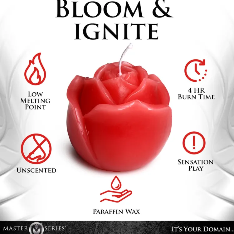 Master Series Sensation Play, Tools & Accessories>Rose Drip Candle