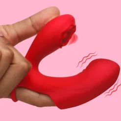 INMI Silicone Vibrators | Unique Vibrators>Rose Touch Pulsing Silicone Finger Vibrator