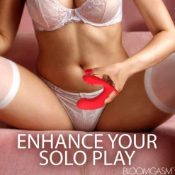 INMI Silicone Vibrators | Unique Vibrators>Rose Touch Pulsing Silicone Finger Vibrator