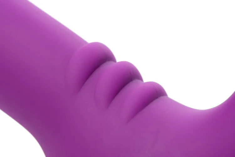 Strap U Anal Pegging Toys | Vibrating Dildos>Royal Revolver Vibrating Strapless Silicone Strap On Dildo