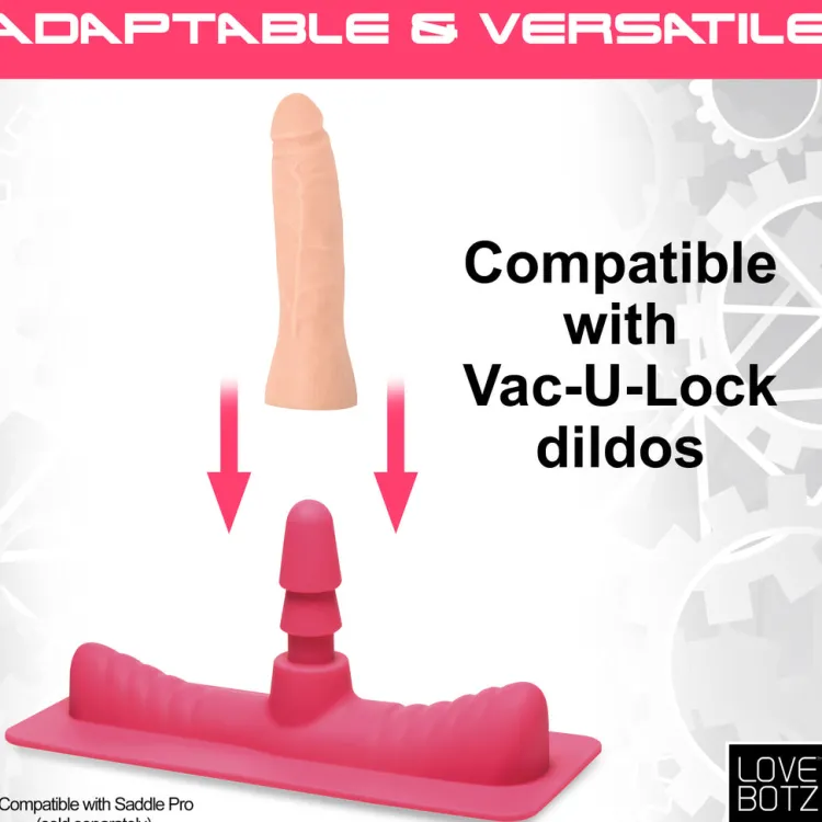 LoveBotz Sex Machines | Sex Machines>Saddle Adapter with Dildo