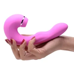 Inmi Luxury Toys | Insertable & Realistic Dildo Vibrators>Shegasm 5 Star 10X Tapping G-Spot Silicone Vibrator with Suction