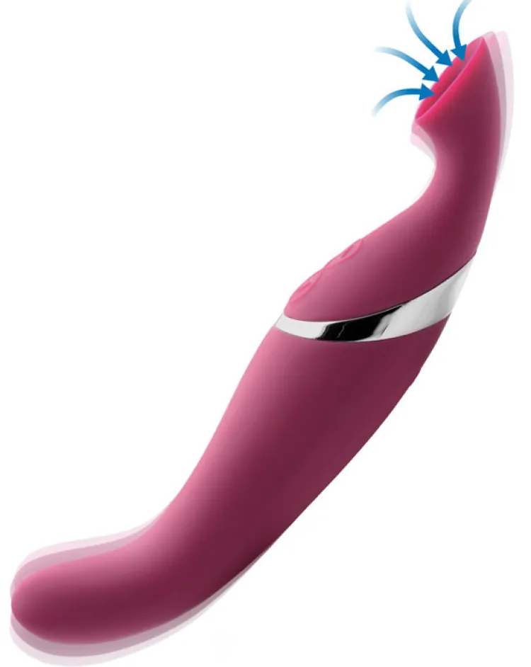 Shegasm Silicone Vibrators | Rechargeable Vibrators>Intense 2 in 1 Clit Stimulator