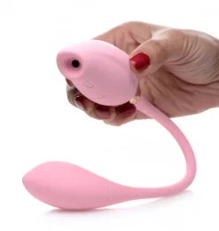 Inmi Luxury Toys | Bullet & Egg Vibrators>Shegasm 8X Tandem Plus Silicone Suction Clitoral Stimulator and Egg
