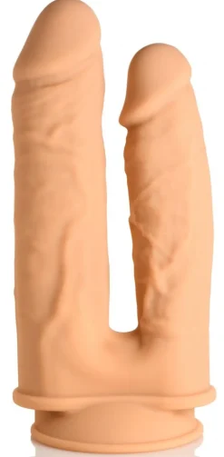 Curve Toys Ultra Realistic Sex Toys | Silicone Dildos>Silexpan Hypoallergenic Silicone Double Dildo