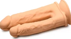 Curve Toys Ultra Realistic Sex Toys | Silicone Dildos>Silexpan Hypoallergenic Silicone Double Dildo