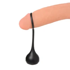 Master Series Cock & Ball Devices | Penis Rings>Silicone Penis Strap with Weights