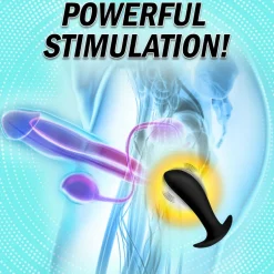 Under Control Prostate Massagers | Insertable & Realistic Dildo Vibrators>Silicone Prostate Vibrator with Remote Control
