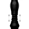 Thunderplugs Luxury Toys | Vibrating Butt Plugs>Silicone Swelling and Thrusting Plug with Remote Control