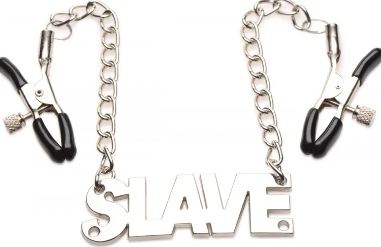 Master Series Nipple Clamps & Stimulators>Slave Chain Nipple Clamps