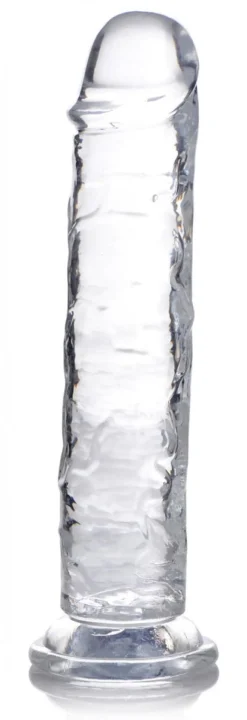 Curve Toys Harness Compatible Dildos | Realistic Dildos>Slim C-Thru Clear Dildo